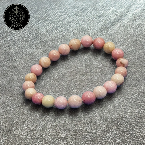 Pink Rhodonite Bracelet - To Boosts Immunity and Career Growth